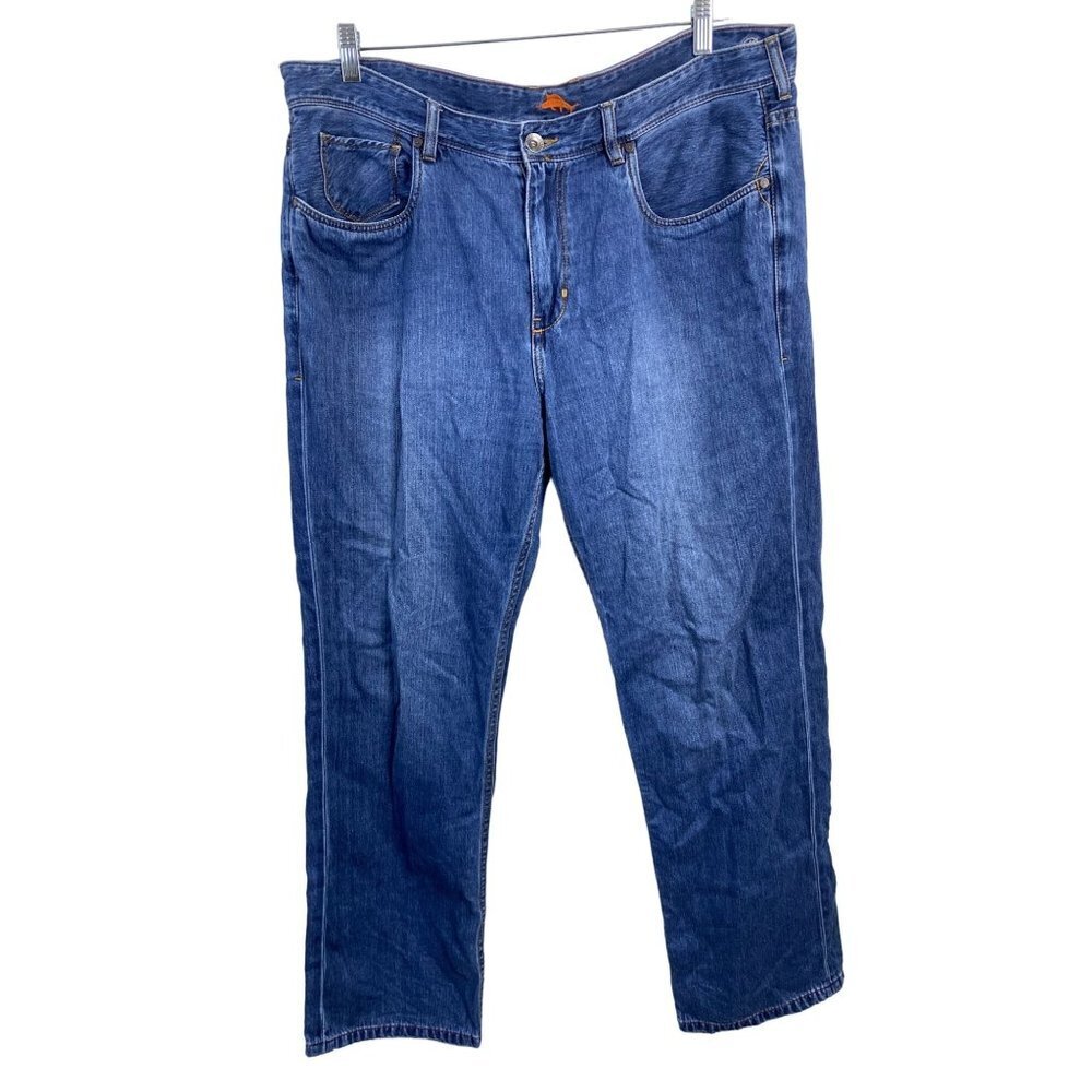 Tommy Bahama Men Jeans size 40 x32 Denim Blue Cayman Island Relaxed Tencel Blend